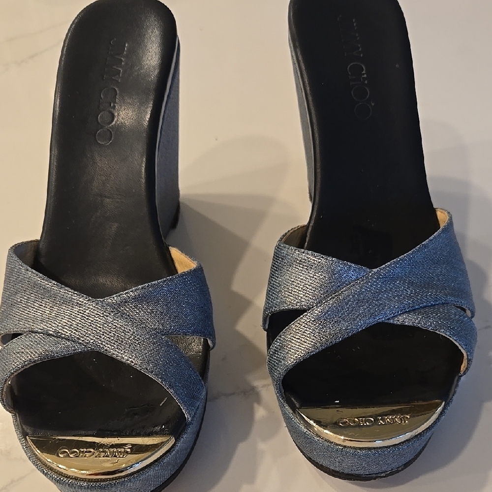 Jimmy Choo Blue Women's Shoes